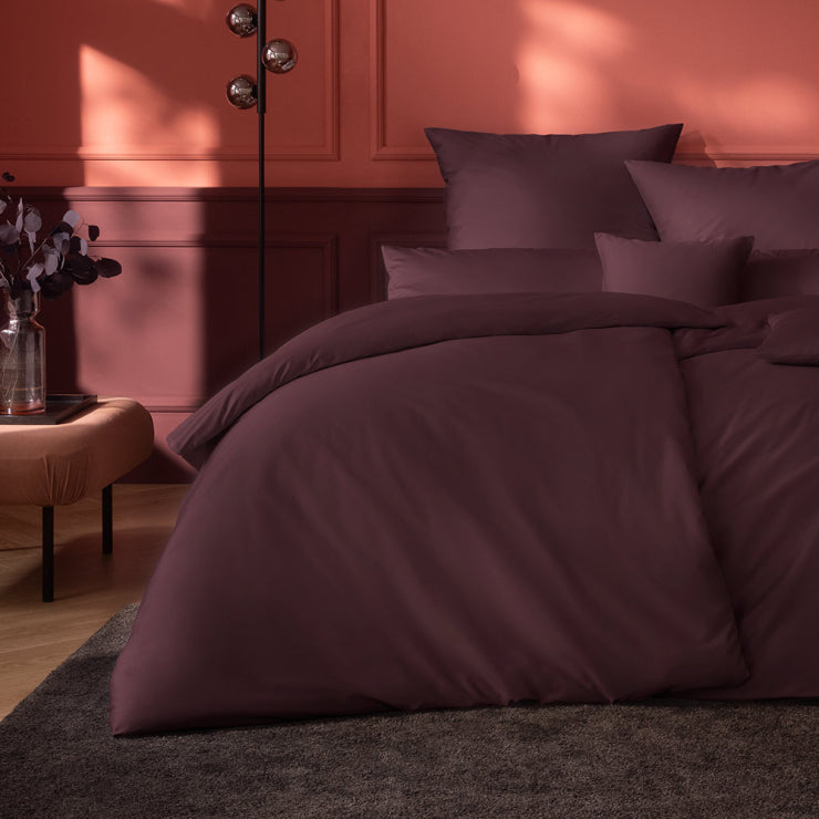 Estella Bettwäsche „Valetta“ | Vino – Mako-Satin