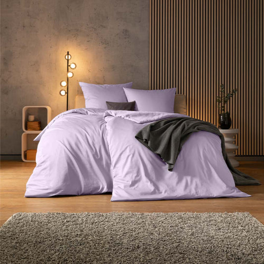 Estella Bettwäsche „Valetta“ | Lilac – Mako-Satin