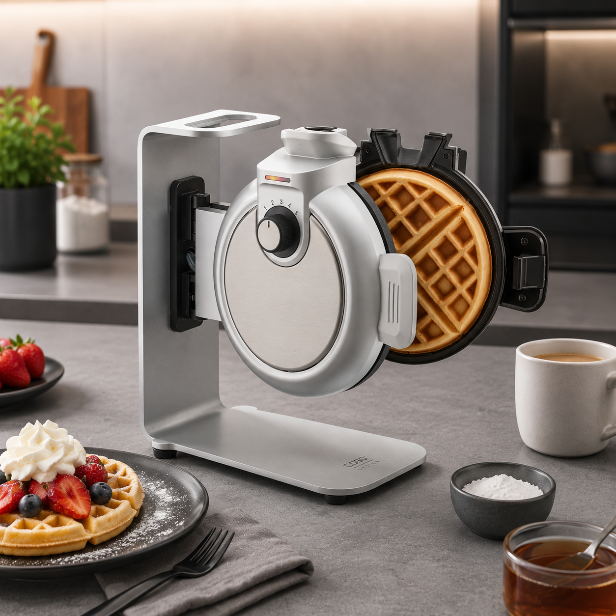 CASO WaffleUp – Design Belgisches Waffeleisen