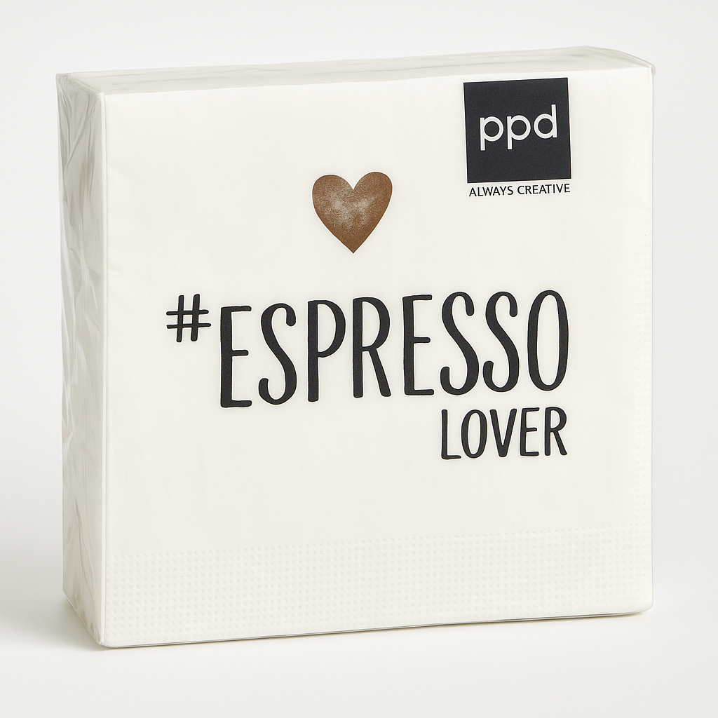 Cocktail-Servietten „#Espresso Lover“