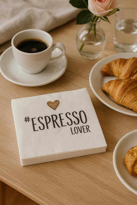 Cocktail-Servietten „#Espresso Lover“