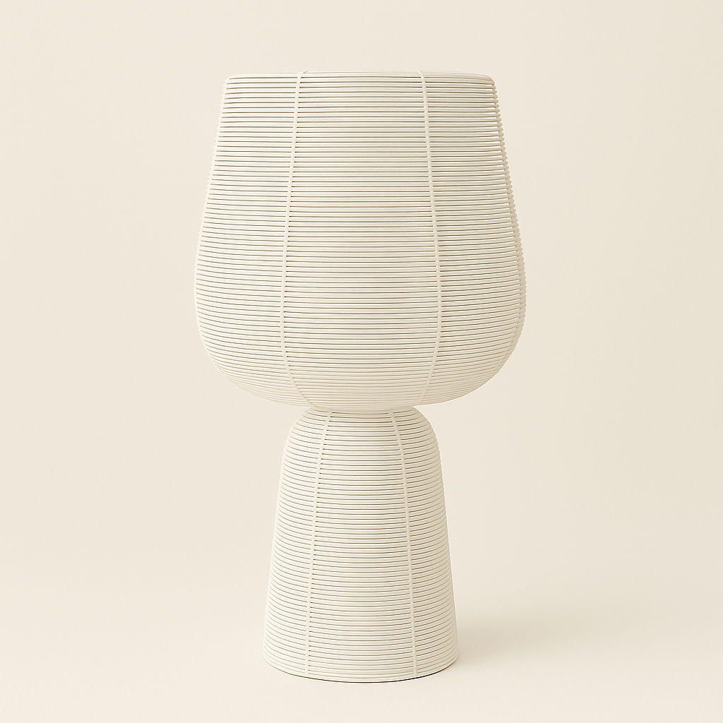 Tafel­lampe Aboso – Creme
