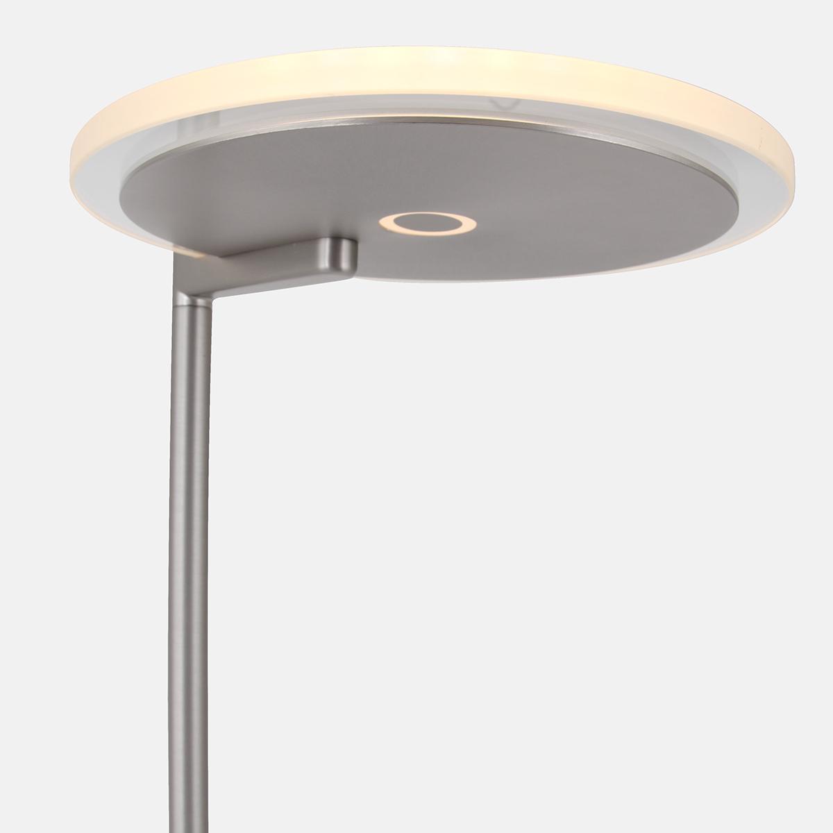 Steinhauer LED-Deckenfluter „Turound“ mit Leseleuchte – schwarz, modern & dimmbar
