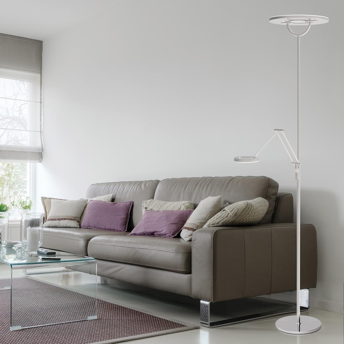 Steinhauer LED-Deckenfluter „Soleil“ – stilvoll, leistungsstark & dimmbar