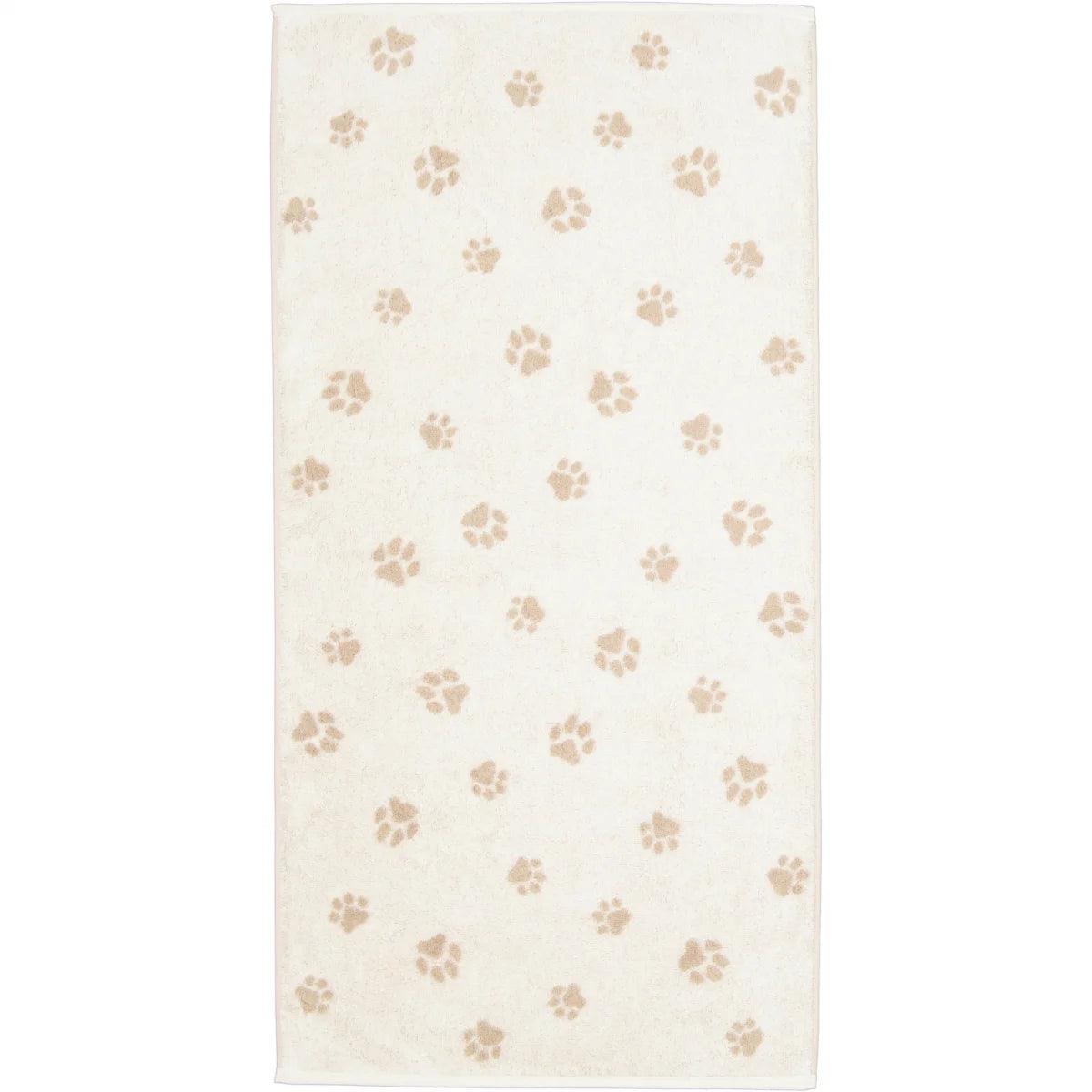 Cawö Handtuch WE LOVE DOGS Paws Beige